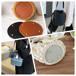 4 шт. 4-цветное дно сумки из искусственной кожи&nbsp;FIND-BBC0004-52