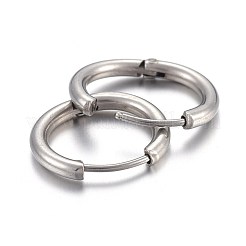 Серьги-кольца Huggie Hoop из нержавеющей стали 202&nbsp;EJEW-L205-02G-P
