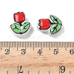 Прозрачные стеклянные эмалевые бусины&nbsp;LAMP-C023-01F