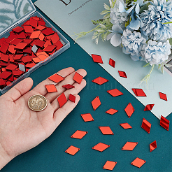 300 шт. 3 стиля ромбовидные акриловые зеркальные пришивные стразы&nbsp;FIND-PH0020-08B