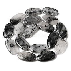 Натуральный турмалированный кварц / черный рутиловый кварц&nbsp;G-D365-C02