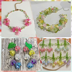 600 шт. Прозрачные акриловые бусины&nbsp;TACR-SP0001-09