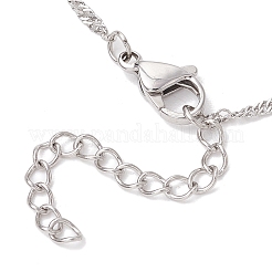 3 шт. 3 стиля 304 нержавеющая сталь кубовидная цепочка макраме мешочек пустой держатель для камня изготовление ожерелья&nbsp;NJEW-JN05197