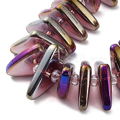 Гальванизируйте прозрачное стекло бисер нитей&nbsp;EGLA-R114-01