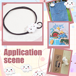 Кабошоны из непрозрачной смолы&nbsp;RESI-NB0002-13