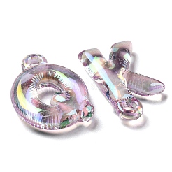 Прозрачные акриловые подвески с УФ-покрытием&nbsp;OACR-H022-08E