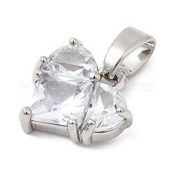 Латунные микро проложить кубического циркония подвески&nbsp;KK-C141-01P-02