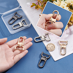 6 комплект двухцветных поворотных карабинов-лобстеров из сплава&nbsp;FIND-PH0003-90