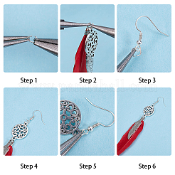 DIY серьги решений&nbsp;DIY-SC0007-76