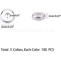 Spacer бисер латунные&nbsp;KK-PH0036-38