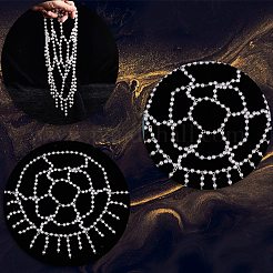 Пластиковые повязки на голову из жемчужной сетки&nbsp;OHAR-WH20007-07S