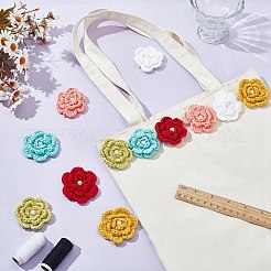 12 шт. 6 цвета ручная работа волокна вязание украшения аксессуары&nbsp;FIND-FG0003-54