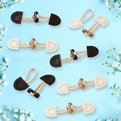 8 шт. 2-х цветные пряжки из искусственной кожи с застежкой-молнией&nbsp;FIND-CY0001-31B