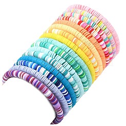 16шт 16 стиля летние наборы браслетов из синтетической бирюзы с морской звездой&nbsp;BJEW-JB10912