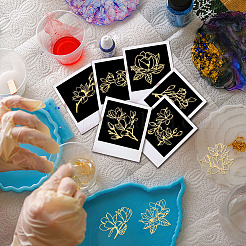 9 шт. никелевые самоклеящиеся наклейки с картинками&nbsp;DIY-WH0450-217