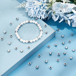 150 шт. разделительные бусины из нержавеющей стали 304&nbsp;STAS-UN0057-66