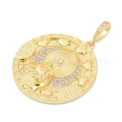 Латунные микро проложить кубического циркония подвески&nbsp;KK-D317-122G