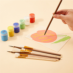 9 шт. деревянная кисть 9-х видов&nbsp;DIY-DJ0001-58