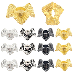 120 шт. 4 цвета бусины из сплава в тибетском стиле&nbsp;FIND-SC0017-92A