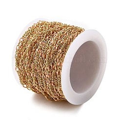 Латунные эмалевые цепи фигаро&nbsp;CHC-L053-09G-02