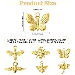 12 шт. 6 стиля подвески из нержавеющей стали 304&nbsp;STAS-CJ0003-20