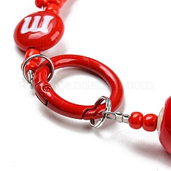 Ручная роспись акрилом с эмалевыми бусинами&nbsp;MACR-K354-12