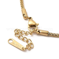 Ионное покрытие(ip) 304 нержавеющая сталь браслет-цепочка для женщин&nbsp;X-BJEW-G667-11G