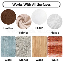 Акриловая серьга ручной работы шаблон&nbsp;DIY-WH0359-086