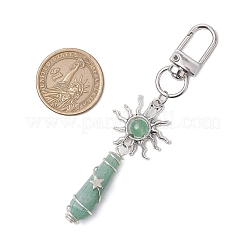 Подвеска-пуля из натурального драгоценного камня&nbsp;HJEW-JM03103-01