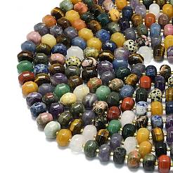 Cmешанные драгоценный камень бисер нитей&nbsp;G-P573-B01-01