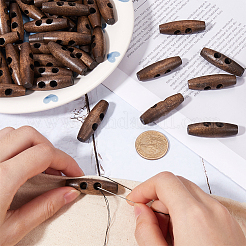 70 шт. пуговицы из натурального дерева&nbsp;WOOD-GF0002-28A