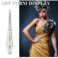 20 шт. 2 цвета железные кольца для ногтей&nbsp;AJEW-GL0002-27