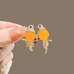 Броши из сплава сорока со стразами для одежды рюкзака&nbsp;LS-PW-WG4E8D5-01