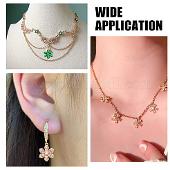 6 шт. 6 стиля латунные подвески с цирконием&nbsp;KK-AR0003-83