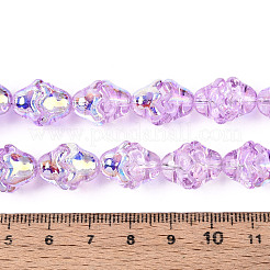 Гальванизируйте прозрачное стекло бисер нитей&nbsp;EGLA-N020-03F