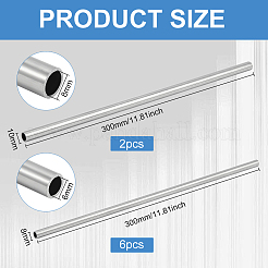8 шт. 2 полых прутка из нержавеющей стали 304&nbsp;FIND-BC0005-57