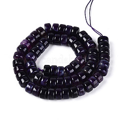 Окрашенные природные белый нефрит бисер пряди&nbsp;G-T143-17A