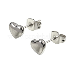 Серьги-гвоздики из нержавеющей стали 304 для женщин&nbsp;EJEW-G459-01C-P