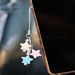 1 шт смола со сплавом и нейлоновым шнуром мобильные аксессуары украшения&nbsp;HJEW-LP0002-12A