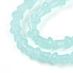 Выпечка окрашенные стеклянные бусины пряди&nbsp;DGLA-N007-01I