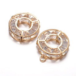 Железа пончик полые подвески IFIN-L018-04G