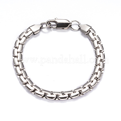 Устойчивые к потускнению ожерелья и браслеты из нержавеющей стали 304 SJEW-K029-P