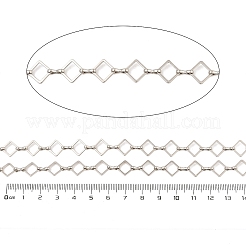 Латунные звенья ромбической формы с покрытием стойки&nbsp;CHC-M026-01P-01