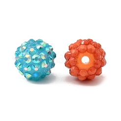 AB-цвет смолы горный хрусталь бисер&nbsp;X-RESI-S315-12x14-M