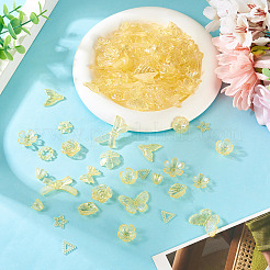 182шт 100г прозрачные акриловые бусины&nbsp;OACR-TA0003-69B