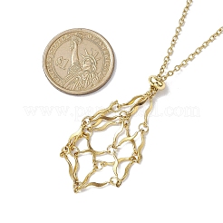 Мешочек для макраме из нержавеющей стали&nbsp;NJEW-JN04824-01