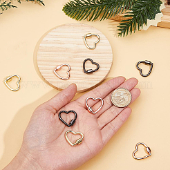 9 шт. 3-х цветные подвески-карабиновые замки из сплава&nbsp;FIND-DC0005-63