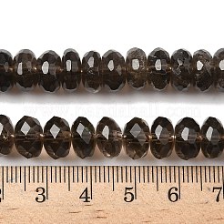 Природный дымчатый кварц нитей бисера&nbsp;G-G255-10x5mm-12