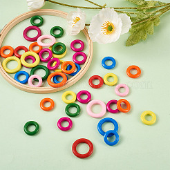 Соединительное кольцо из натурального дерева&nbsp;WOOD-TA0001-62