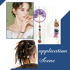 16 шт. европейские бусины из опалита&nbsp;G-SC0003-03A